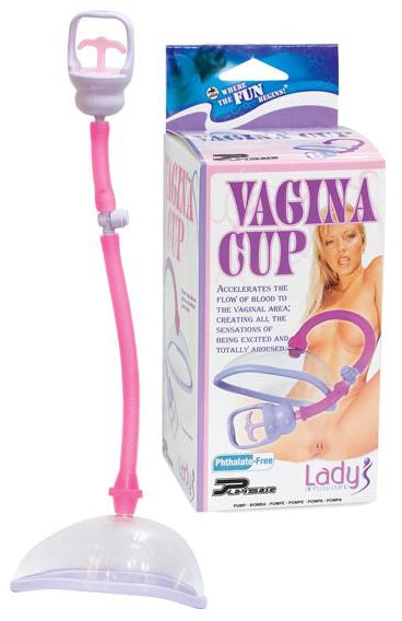 Помпа для клитора и вагины "Vagina cup"