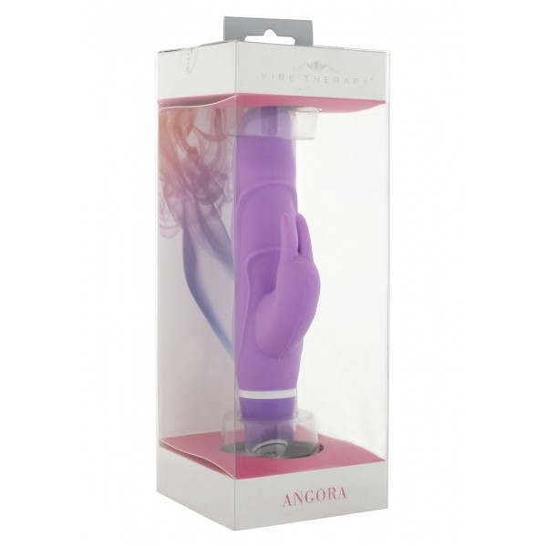 Вибратор фиолетовый 15 см Vibe Therapy Angora