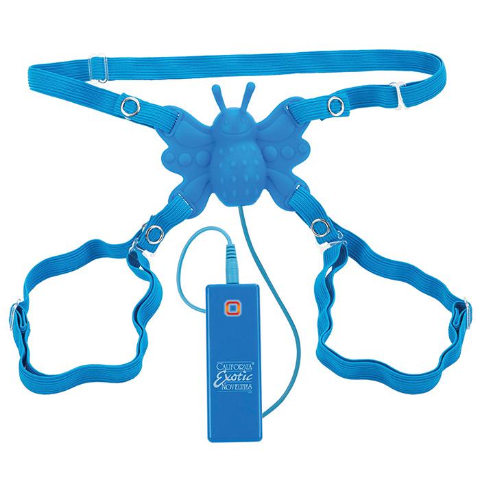 Вибро-бабочка Posh 10-Function Silicone Butterfly Blue