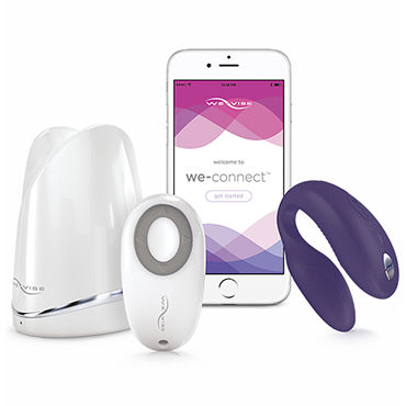 Вибратор для пар фиолетовый  WE-VIBE Sync
