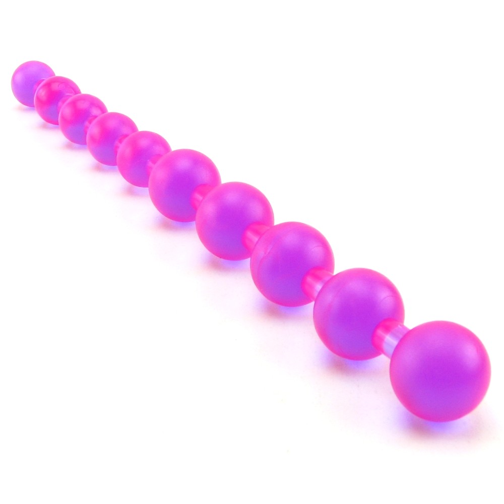 Пурпурная анальная цепочка "Spectra Gels Beads"