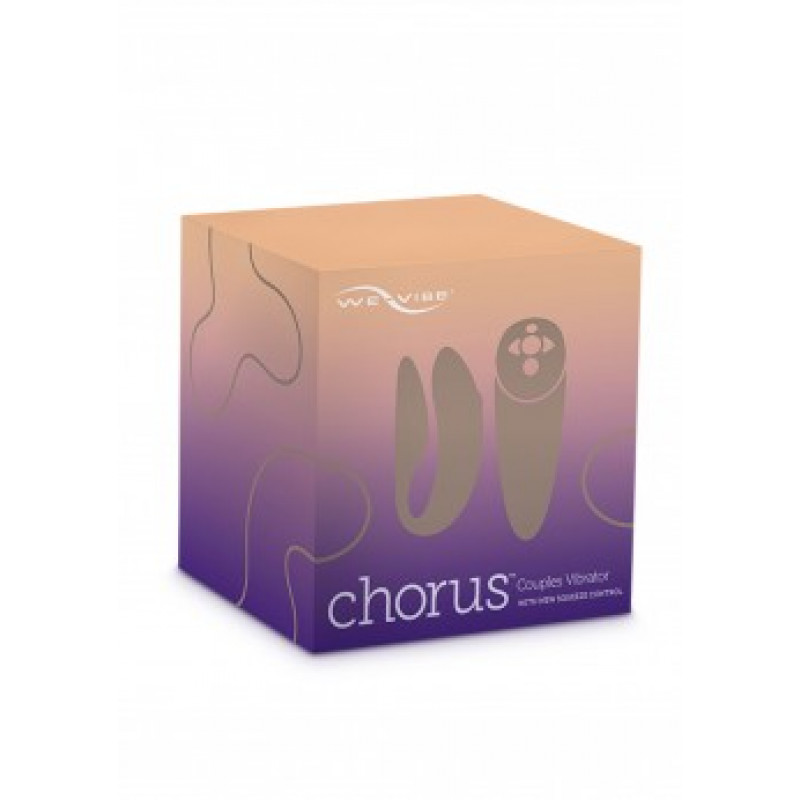 Сенсорный вибромассажер для пар We-Vibe Chorus фиолетовый