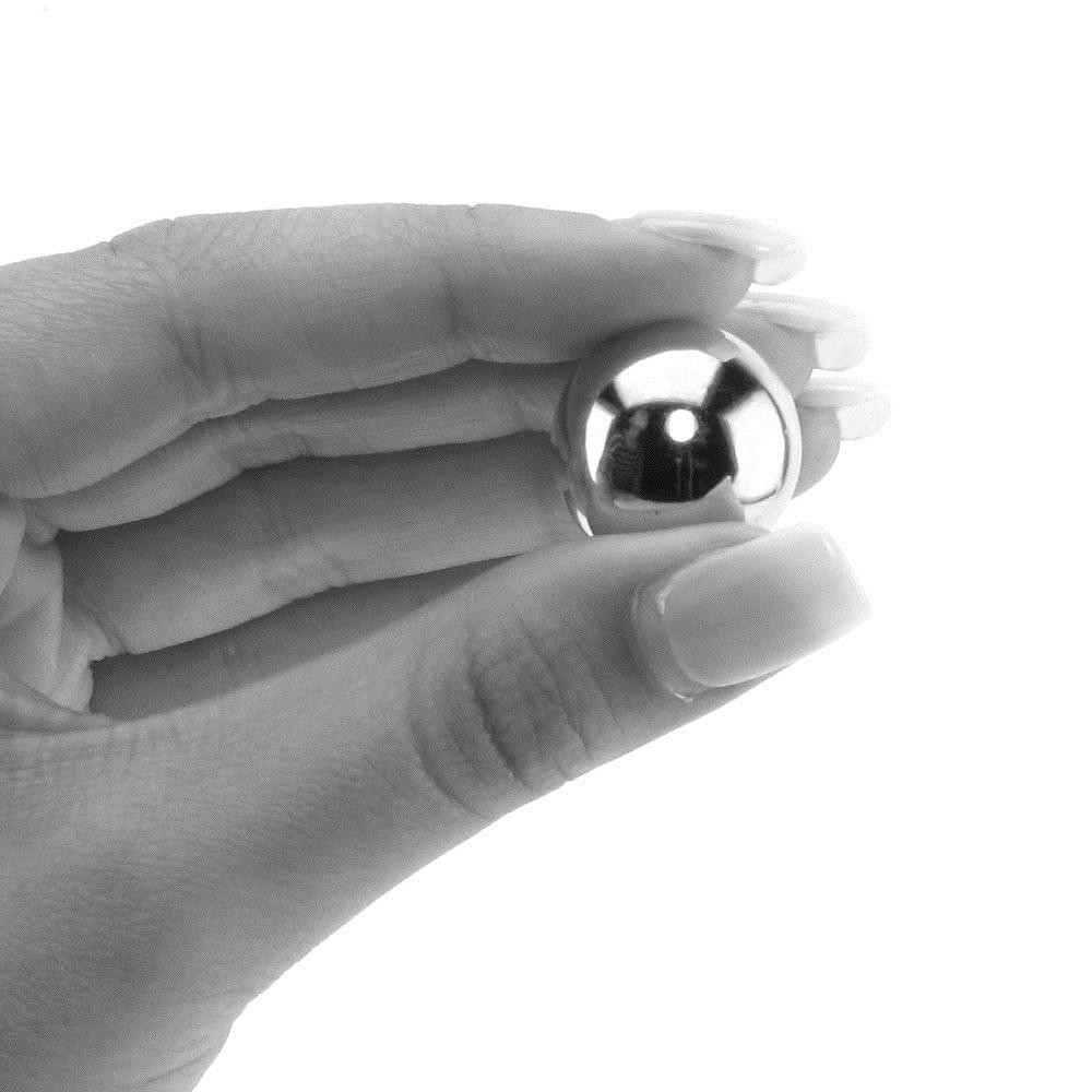 Черная раковина с жемчужинами "Silver pearls"