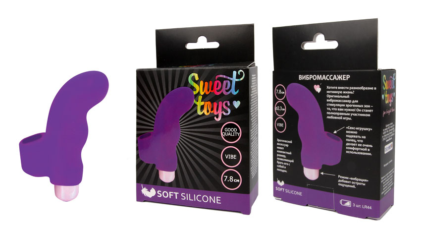 Насадка на палец со съемной вибропулей от компании Sweet Toys