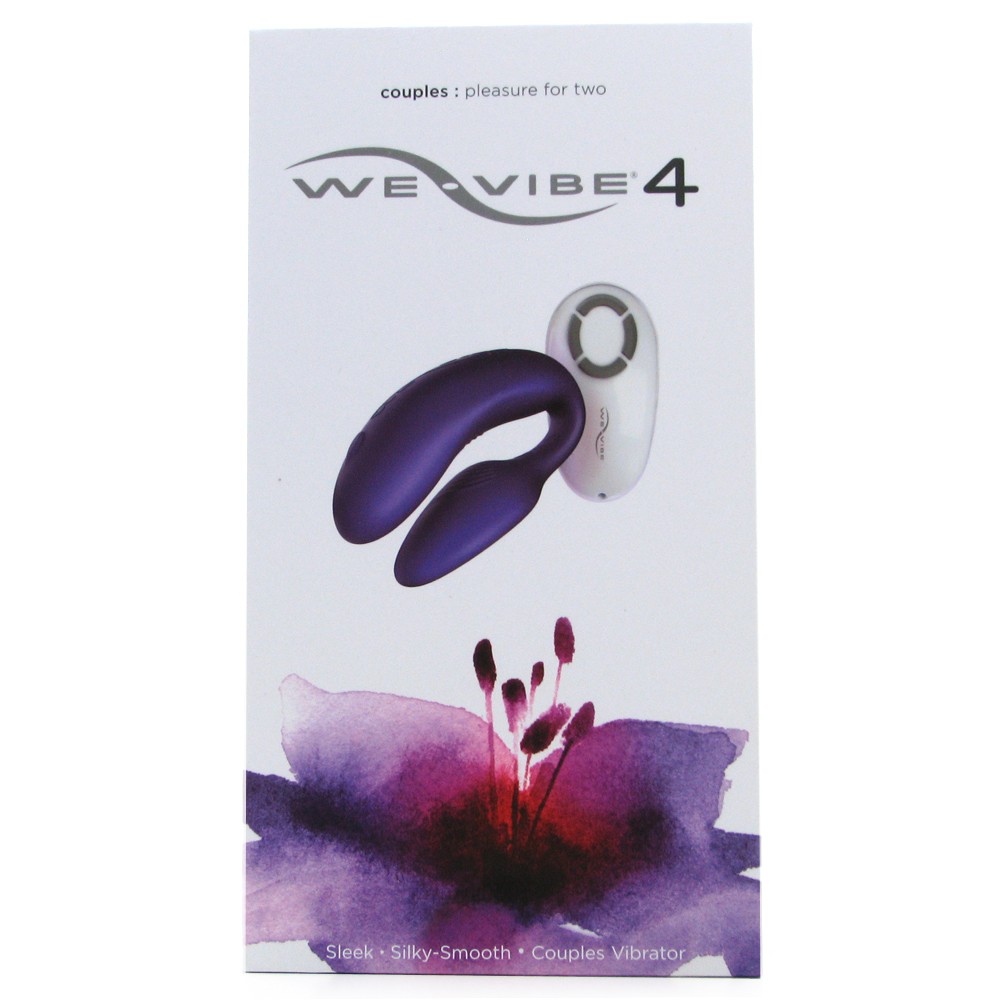 Новая модель невероятно популярной во всем мире секс игрушки для пар We-Vibe 4 пурпурного цвета