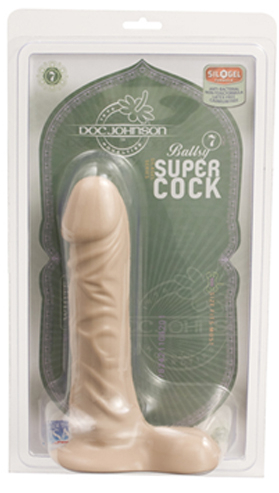Телесный фаллос Ballsy Super Cock 7"