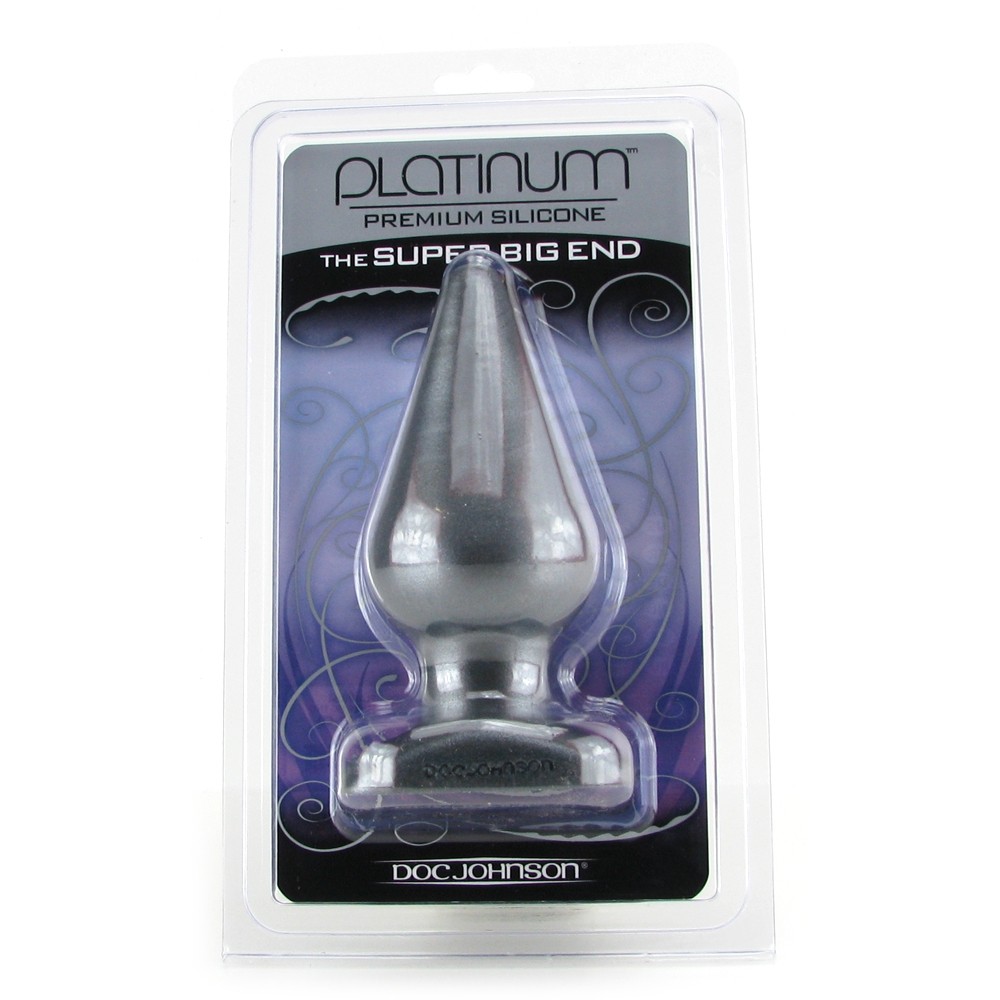 Пробка большая серая "PLATINUM"
