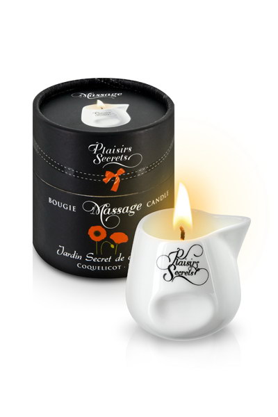 Свеча с массажным маслом Bougie de Massage Мак 80 мл