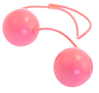 Нежно-розовые вагинальные шарики "Perfect Balls"