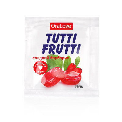 Гель съедобный TUTTI-FRUTTI сладкий барбарис 4 г