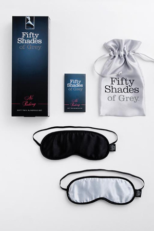 Маска на глаза Soft Blindfold Twin Pack серая