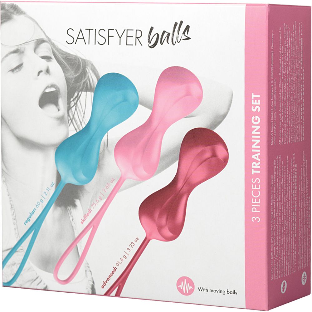 Двойные вагинальные шарики «Balls», цвет мульти, Satisfyer