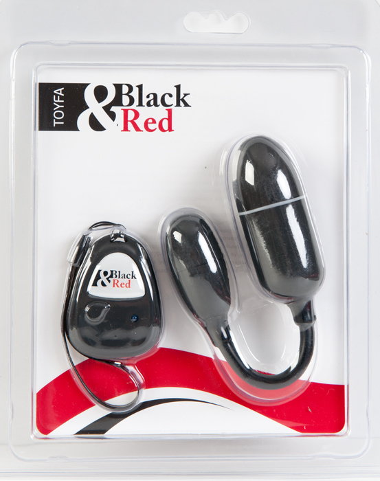 Вибратор гнущийся, 5 режимов вибрации, черный TOYFA Black&Red