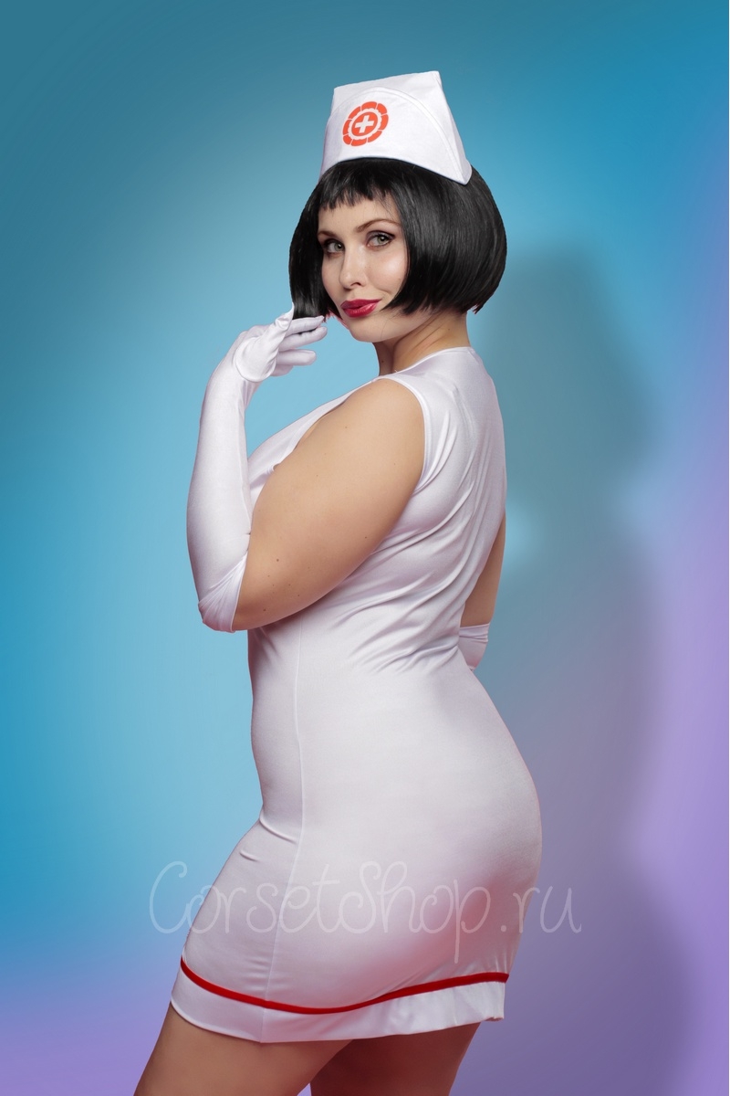 Костюм медсестры Emergency Dress (Obsessive) XXL