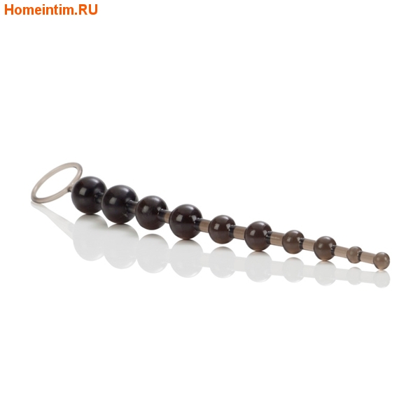 Анальная цепочка X-10 BEADS черная
