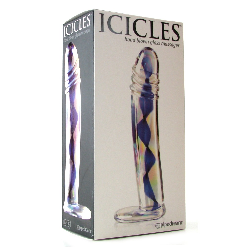 Фаллоимитатор ICICLES № 9 из стекла