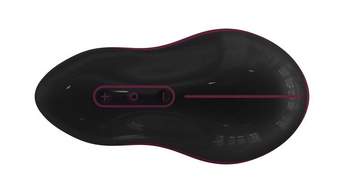 Вибростимулятор Mouse черно-фиолетовый 10 см