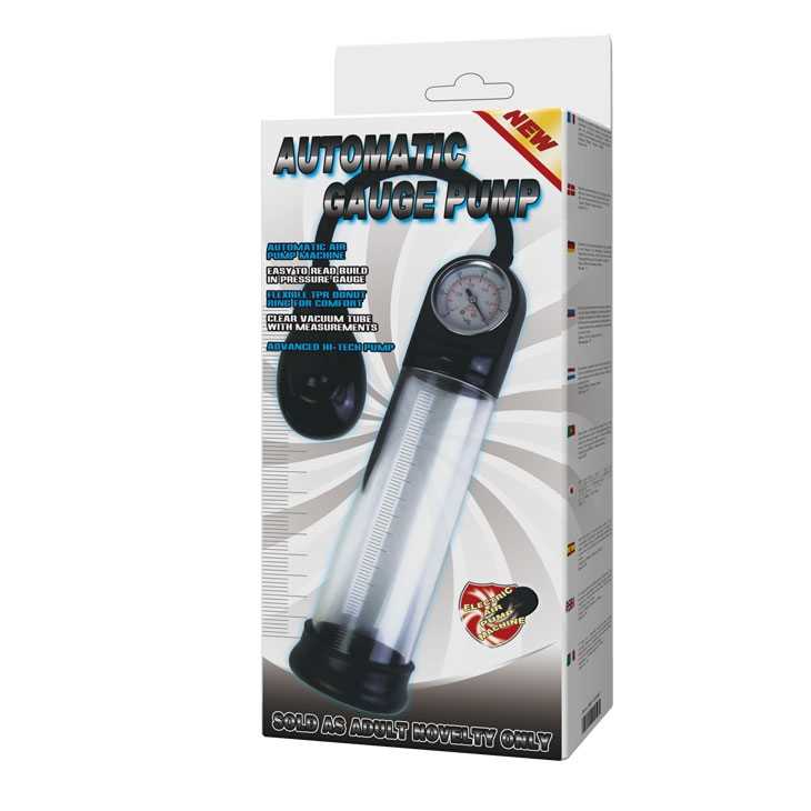 Вакуумная помпа Automatic Gauge Pump, прозрачная 28 см