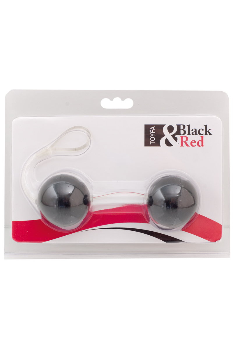 Шарики вагинальные 4см TOYFA Black&Re