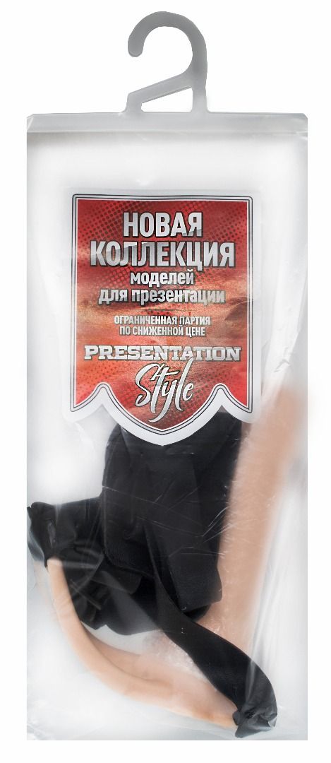 Фаллопротез полый D 3,5/4,8 см, L 19/17 см