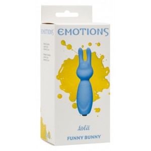 Вибропуля "Funny Bunny"  зайка голубой