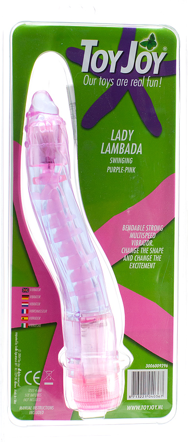 Гибкий вибратор "Lady Lambada Purple-Pink"