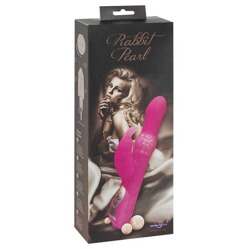 Вибратор многофункциональный Rabbit Pearl, розовый