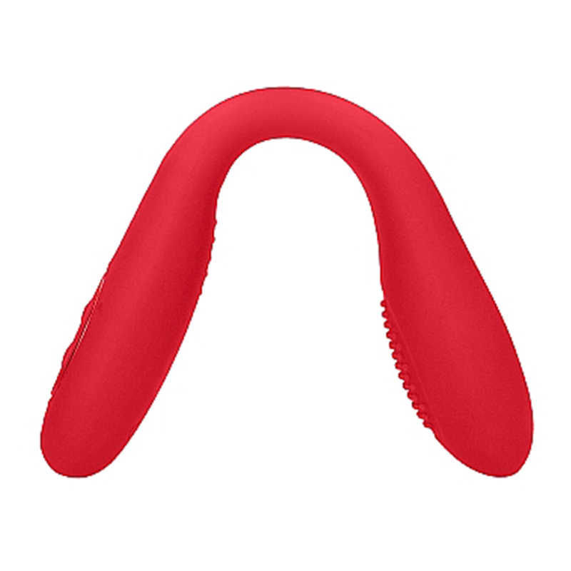 Двухсторонний вибратор Flex Red, красный