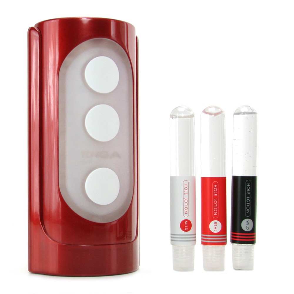 Многоразовый мастурбатор Tenga Flip Hole (красный)