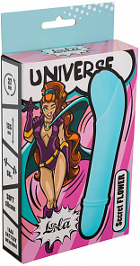 Мини-вибратор Universe Secret Flower голубой