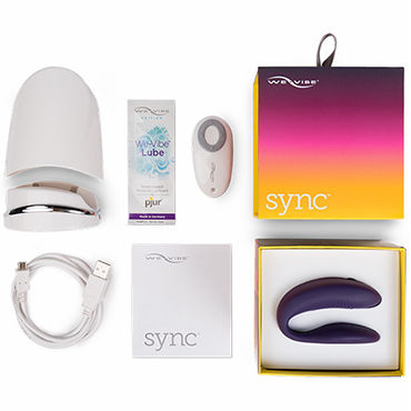 Вибратор для пар фиолетовый  WE-VIBE Sync