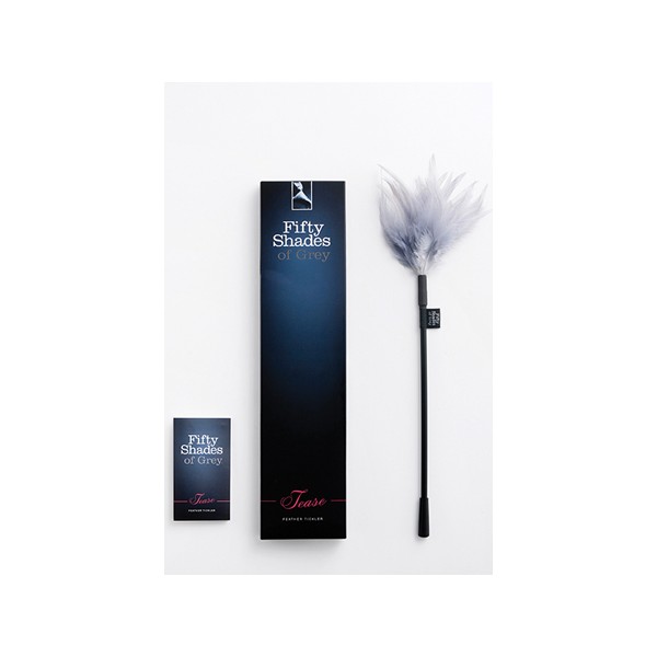 Стек с перьями на конце Feather Tickler серебристый