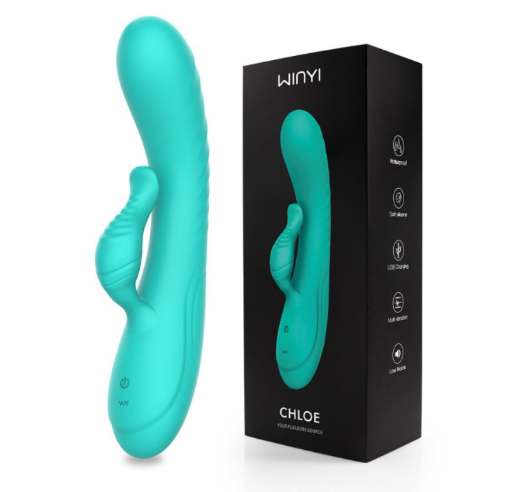 Вибратор со стимуляцией клитора, 10 режимов