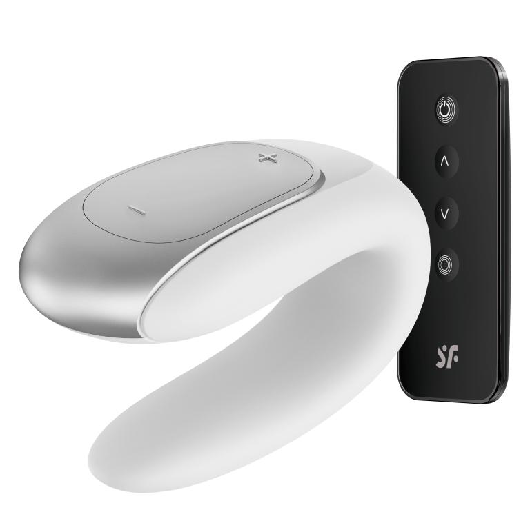 Вибратор для пар Satisfyer Double Fun с возможностью управления через пульт и приложение