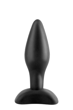 Анальная пробка MINI SILICONE PLUG мини черная