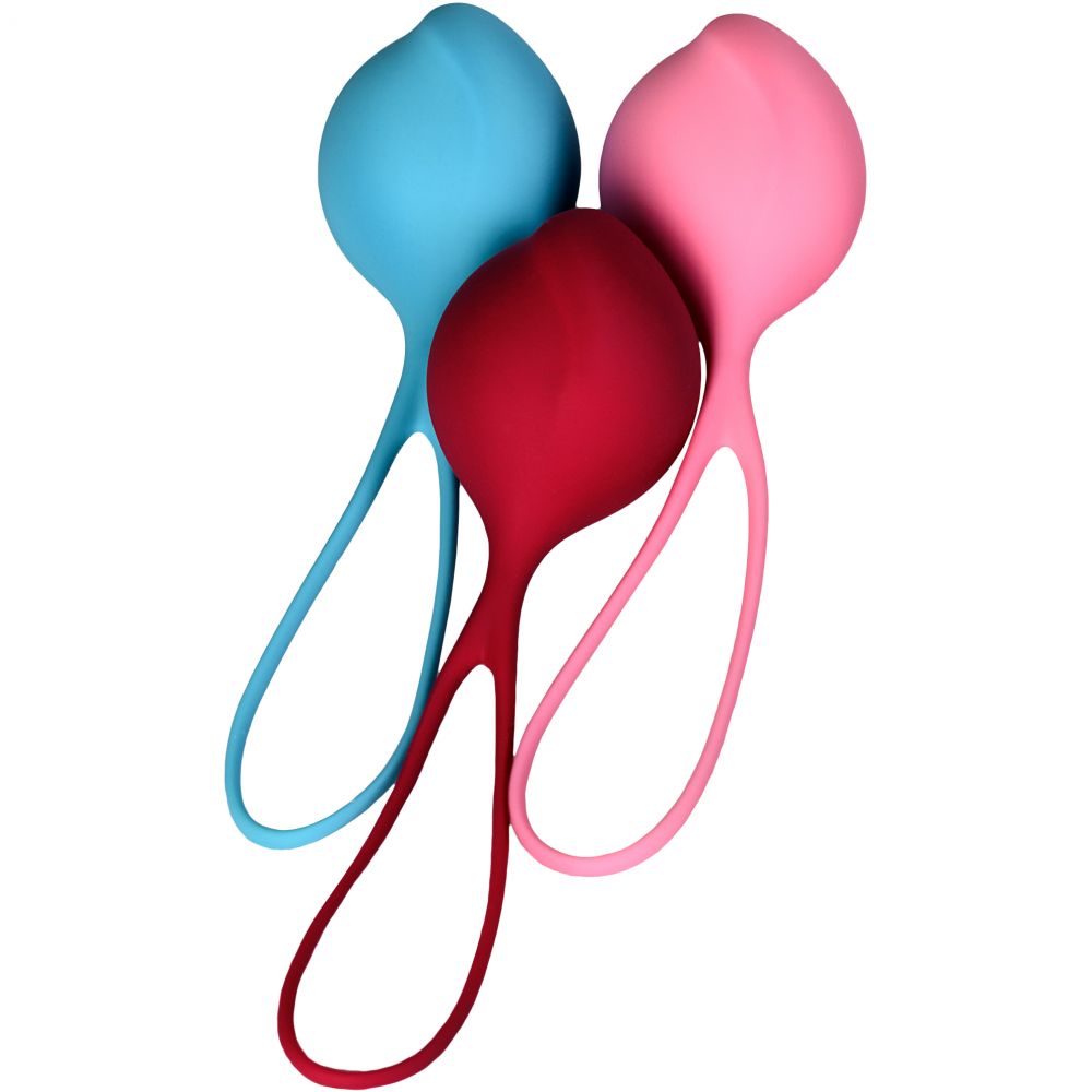 Одинарные вагинальные шарики «Balls C03 Single» на силиконовой сцепке, цвет мульти, Satisfyer SATB