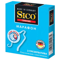 Презервативы с анастетиком SICO - 3 шт