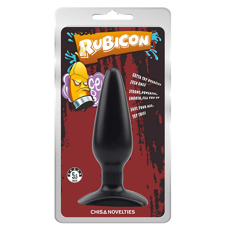 Втулка анальная коническая Rubicon 13,5 см., черная