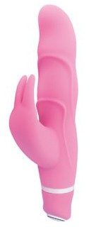 Вибратор розовый 8 см Vibe Therapy Angora