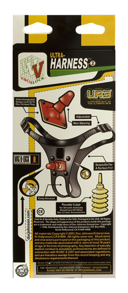 Набор Ultra Harness Насадка-реалистик к трусикам 6"