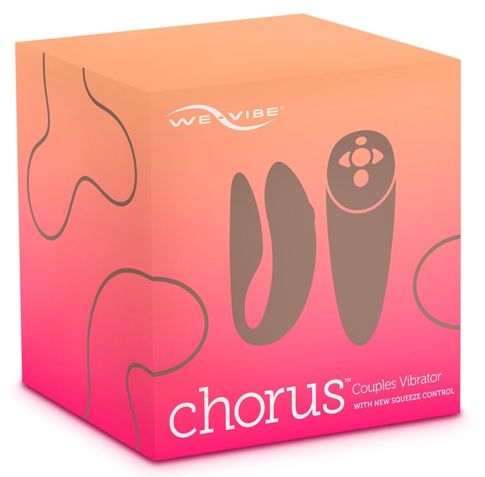 Сенсорный вибромассажер для пар We-Vibe Chorus розовый