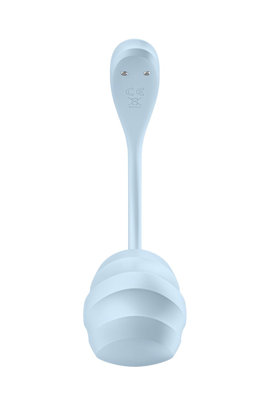 Виброяйцо Satisfyer Smooth Petal Connect App, голубое