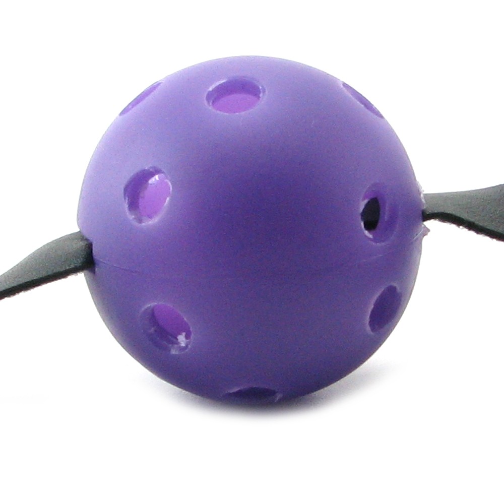 Сиреневый кляп "BREATHABLE BALL GAG"