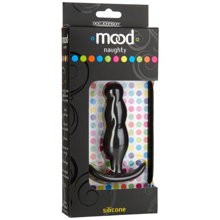 Анальная пробка Mood Naughty-3 для ношения 3,5 черная