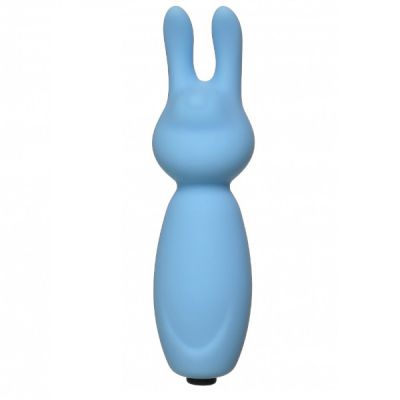 Вибропуля "Funny Bunny"  зайка голубой
