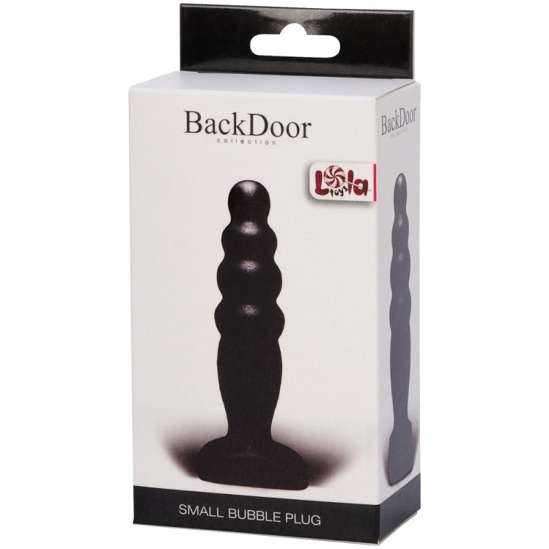 Анальная пробка "Back Door - Small Bubble Black"