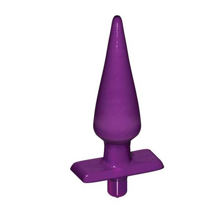 Анальная пробка Power Trainer Purple с вибрацией фиолетовая