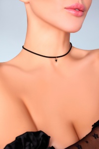 Украшение на шею черный Choker 26482