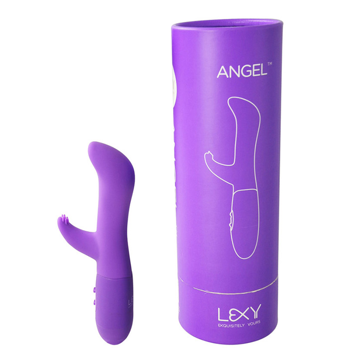 Вибратор Angel, 10 режимов вибрации, фиолетовый 17,5 см Lеxy