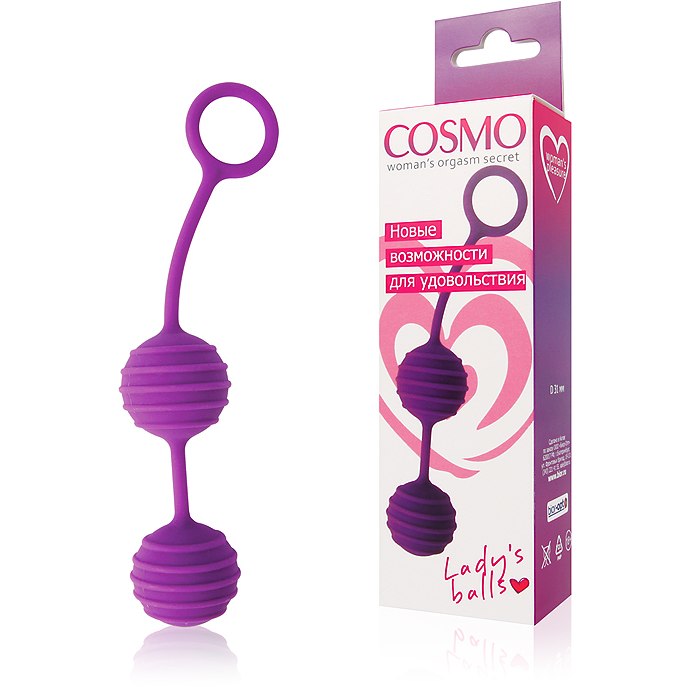 Шарики вагинальные Cosmo со смещенным центром тяжести 3,1 см